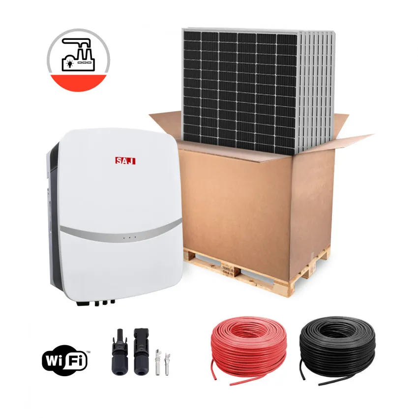 Kit Fotovoltaico 3-7kW Isolato Off Grid  con Pannelli RISEN