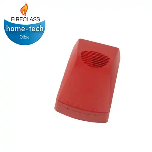 FC440SR Avvisatore acustico a parete indirizzabile rosso